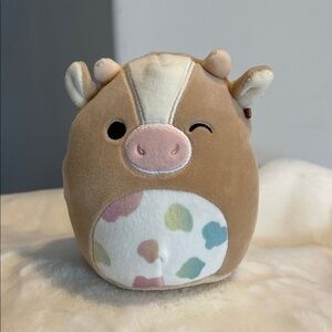 💚4/$20-Squishmallows Griella the Cow 5” Easter